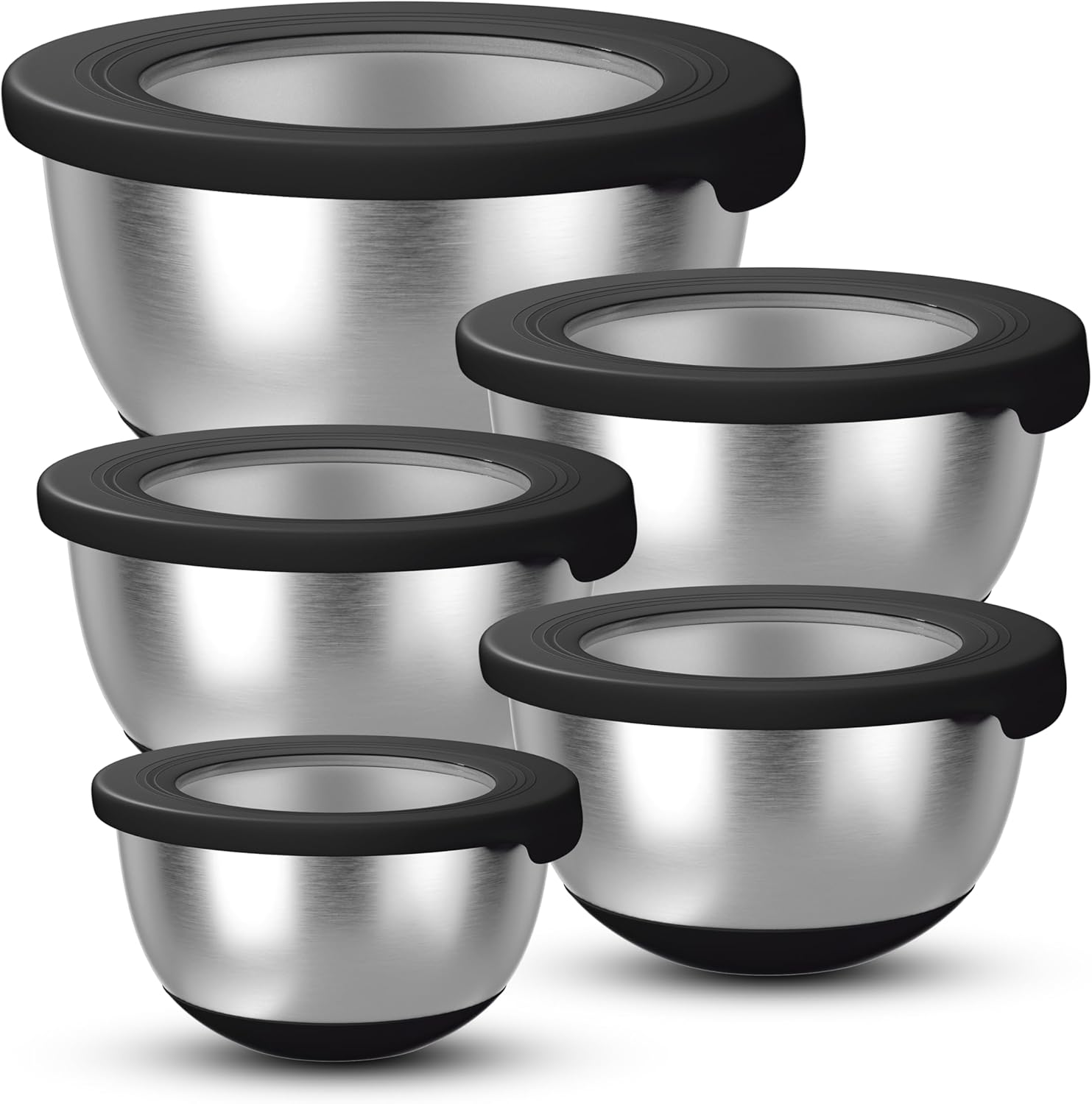 Stainless Steel Mixing Bowls w - Food Storage In Stainless Steel 리뷰 및 가격