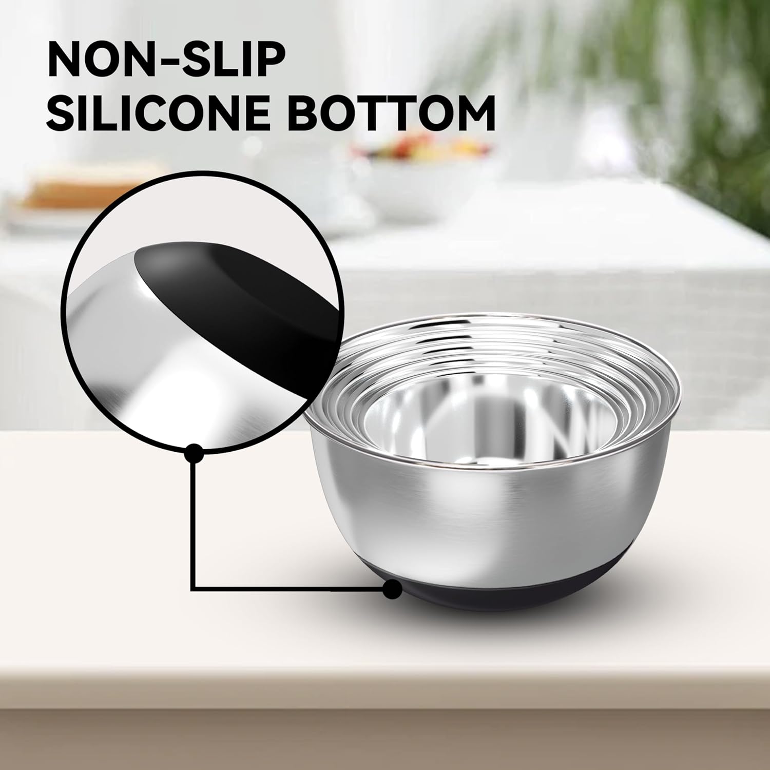 Stainless Steel Mixing Bowls w - Food Storage In Stainless Steel 리뷰 및 가격