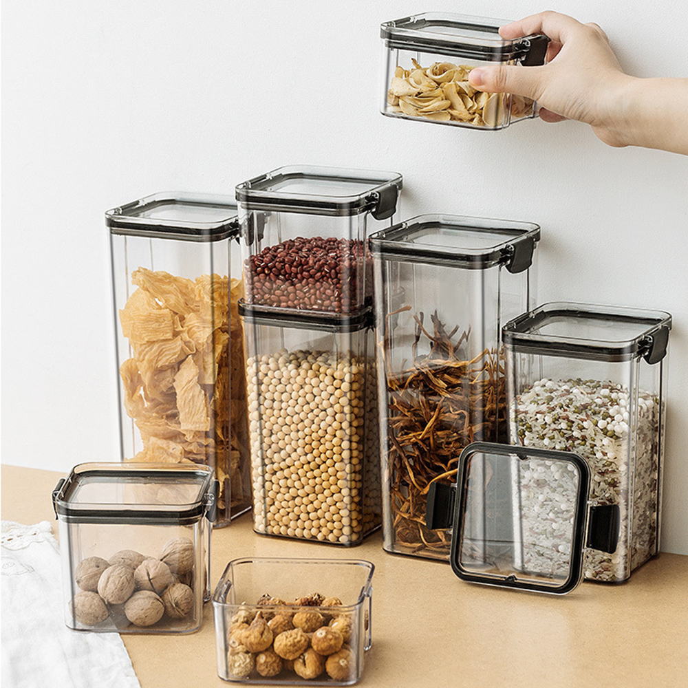 1-4PCS Sealed Jars Kitchen Org - Food Storage Dispenser 리뷰 및 가격