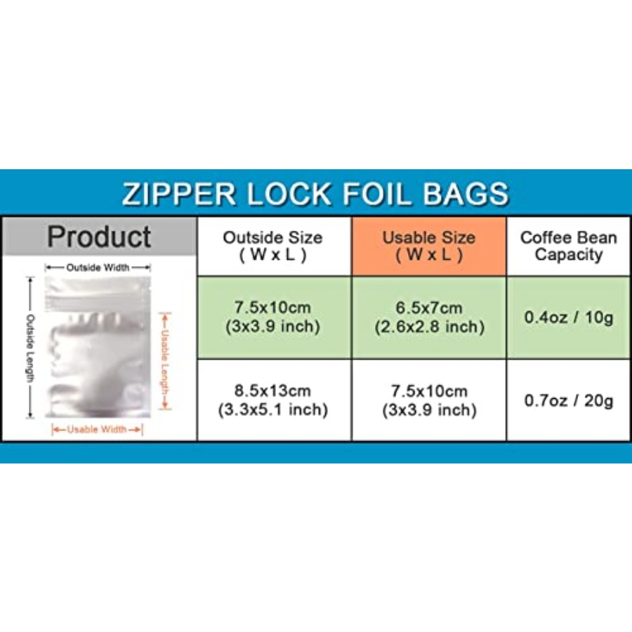 00 Pcs Mylar Bag Food Storage  - Food Storage Bag 리뷰 및 가격