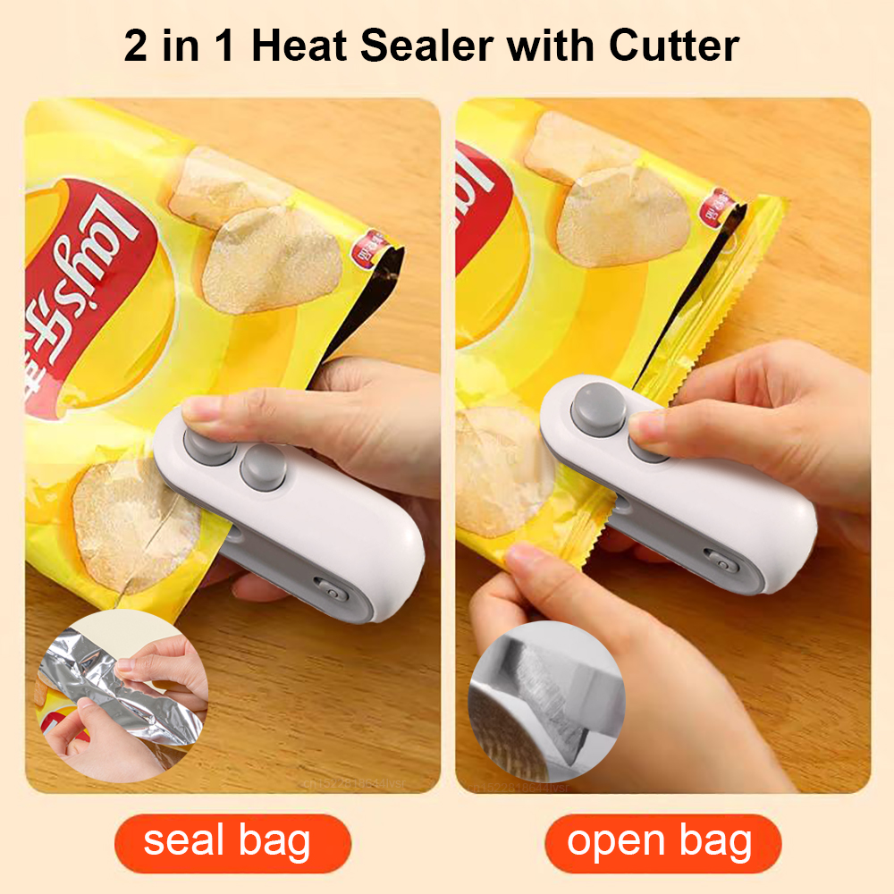 Mini Sealing Machine 2IN1 Heat - Food Storage Vacuum Sealer Machine 리뷰 및 가격