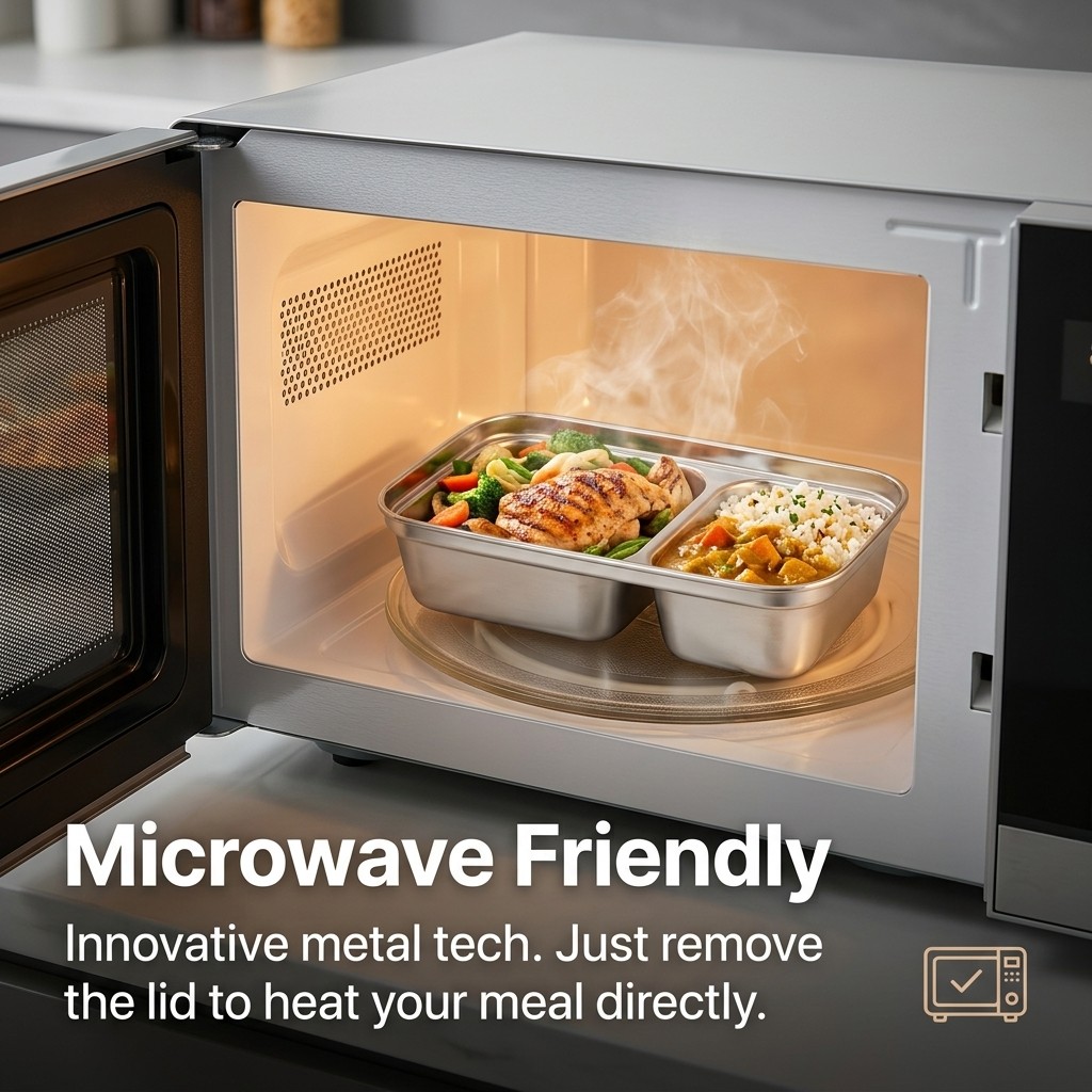 Microwave Safe 304 Stainless S - Food Storage Kitchen Container Set 리뷰 및 가격
