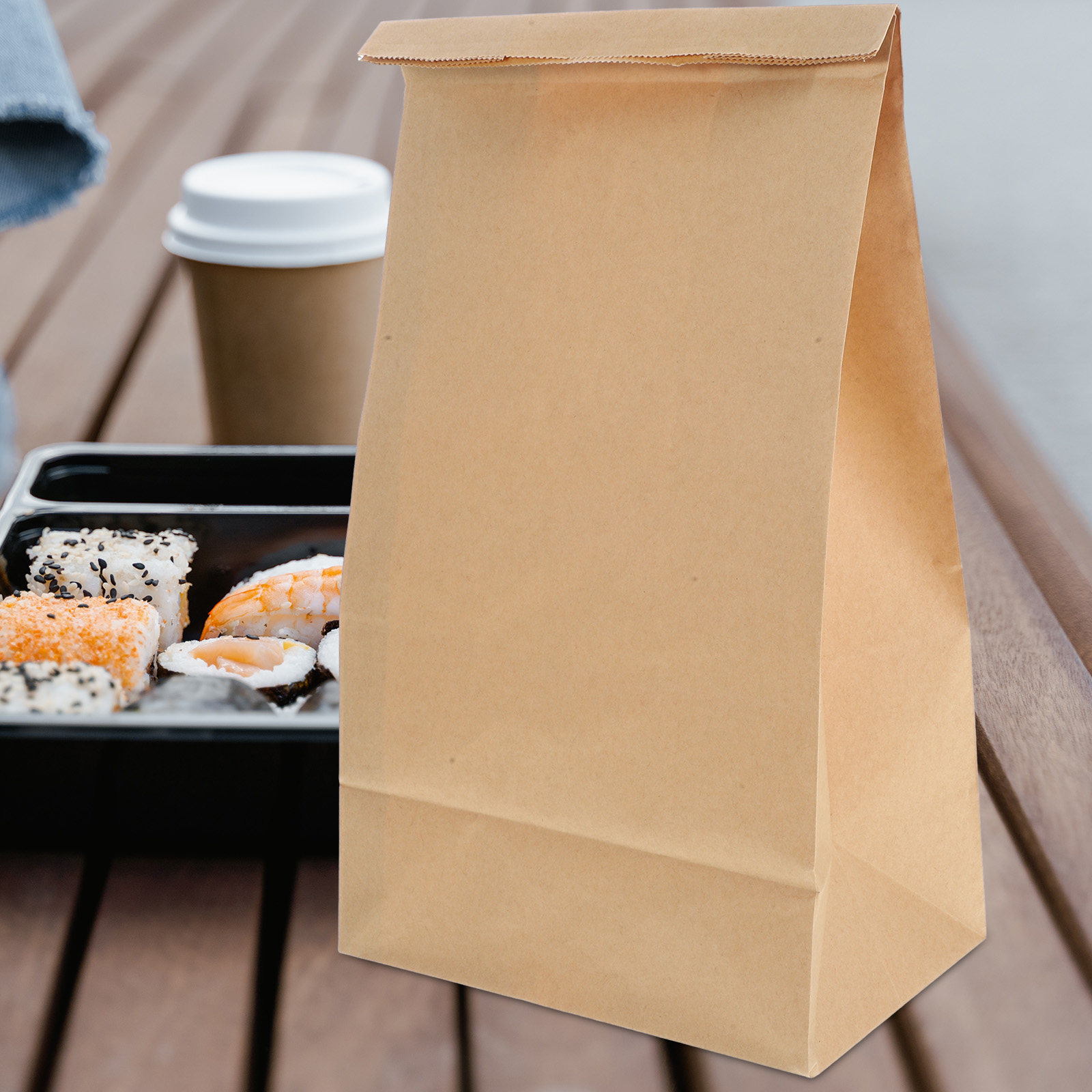 50Pcs Brown Paper Bakery Bags  - Food Storage Bag 리뷰 및 가격