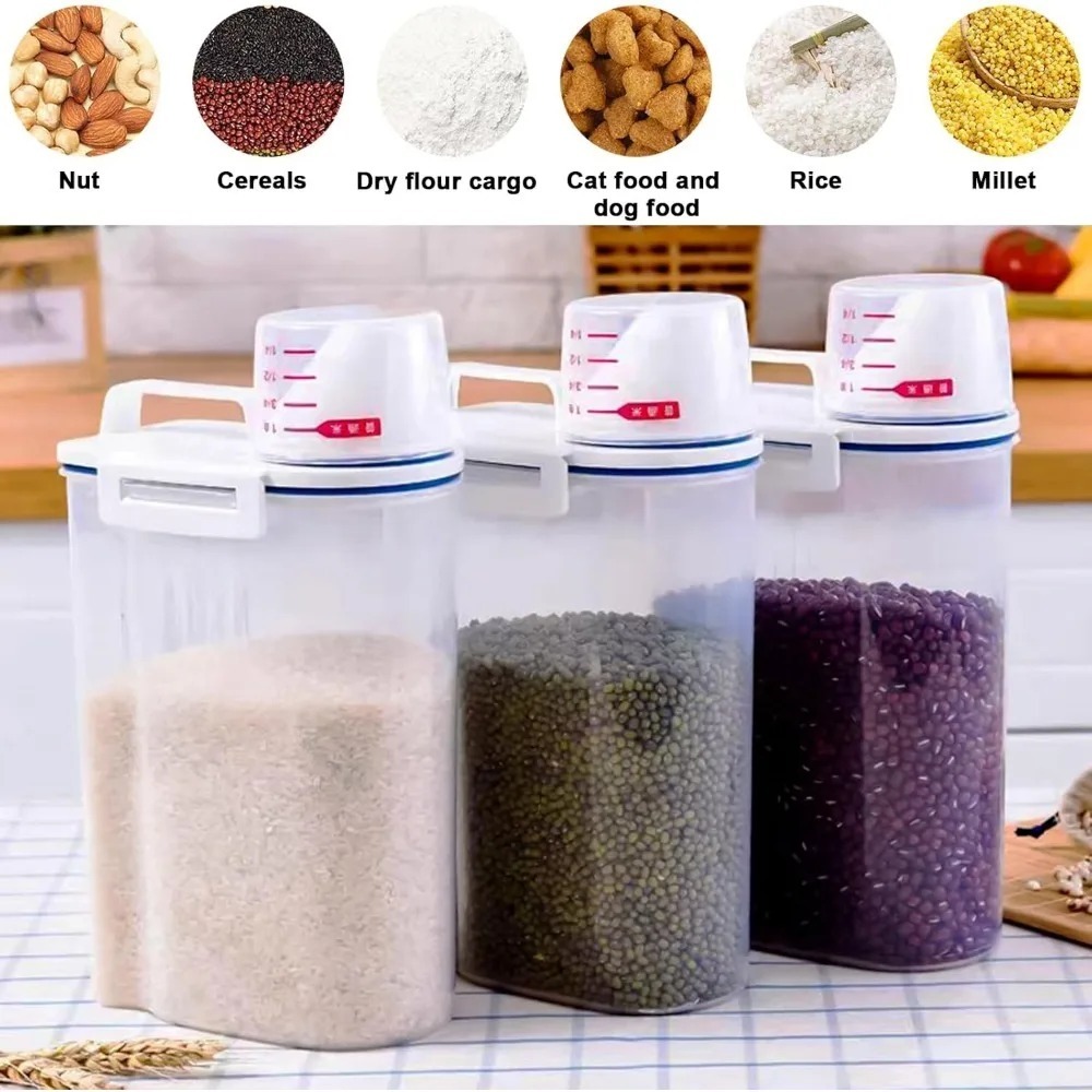 Rice Dry Food Storage Containe - Food Storage Dispenser 리뷰 및 가격