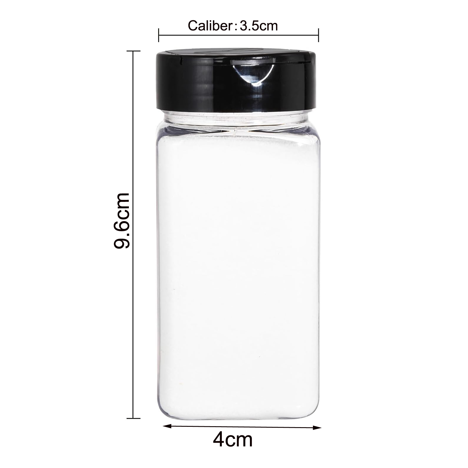 Square Large Plastic Spice Jar - Food Storage Warehouse 리뷰 및 가격