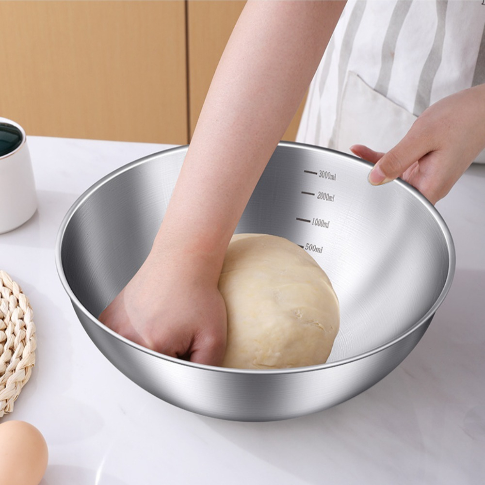 3pcs Stainless Steel Bowl Set  - Food Storage In Stainless Steel 리뷰 및 가격