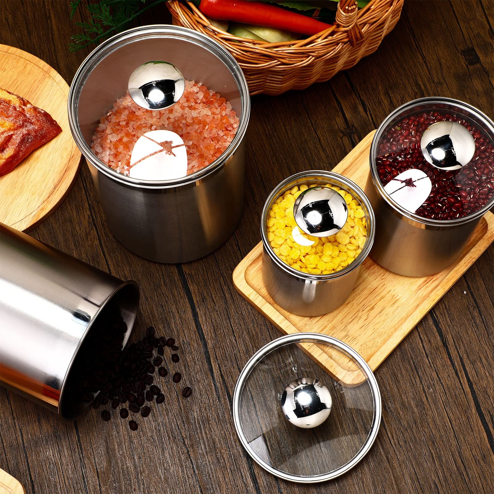 Food Storage Containers Tea Co - Food Storage Glass Set 리뷰 및 가격