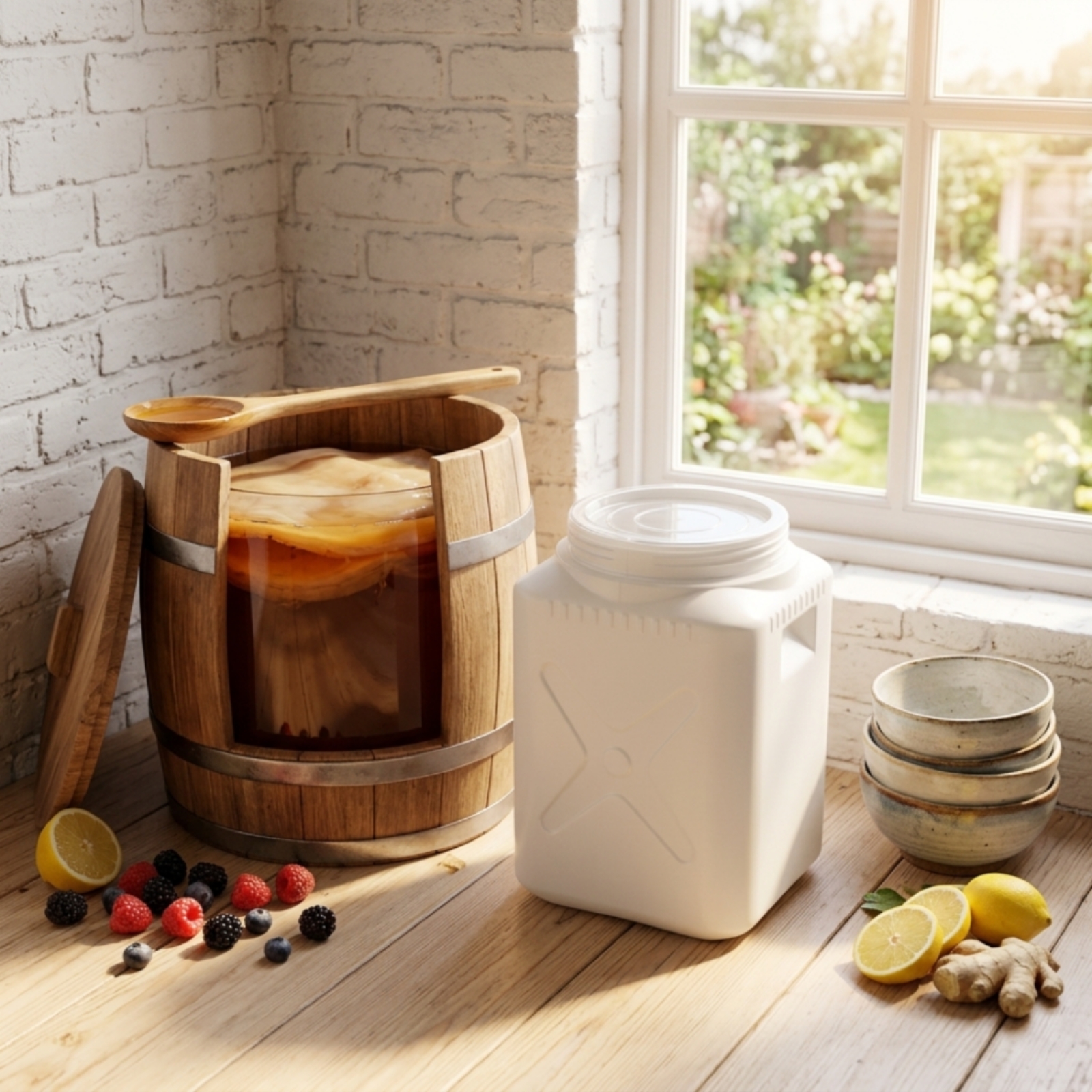 Fermentation Barrel with Lid S - Food Storage Usa 리뷰 및 가격
