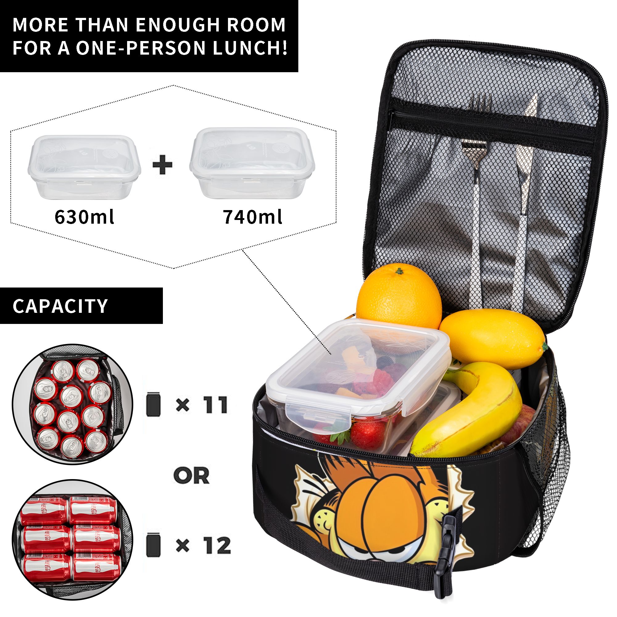 Garfielded Insulated Lunch Bag - Food Storage Cupboard 리뷰 및 가격