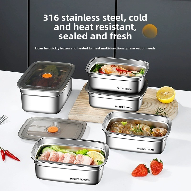 Food Grade 316 Stainless Steel - Food Storage Made Easy 리뷰 및 가격