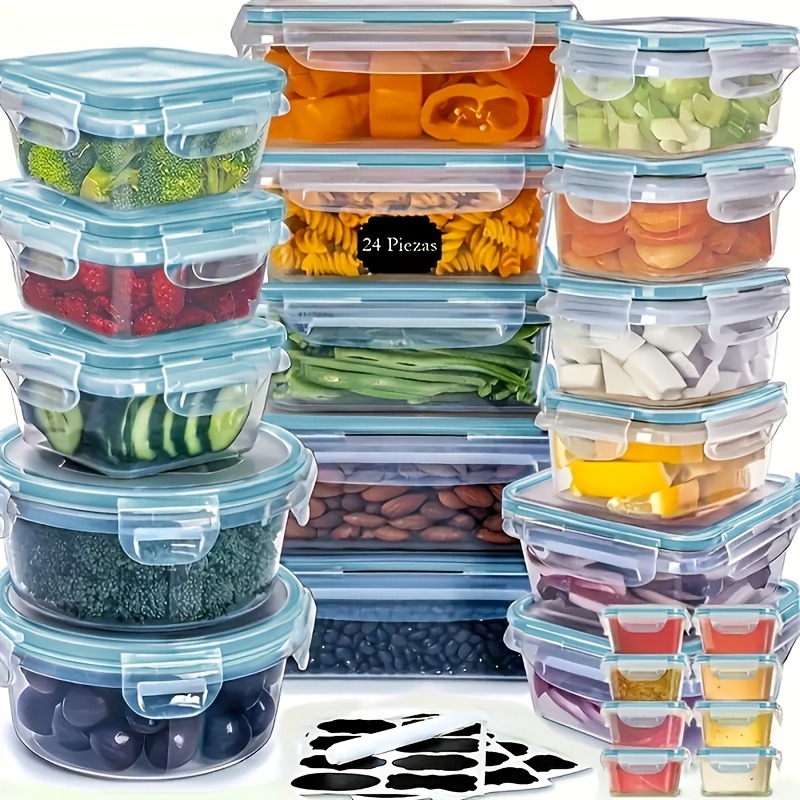 48PCS BPA-Free Food Storage Se - Food Storage Kitchen Container Set 리뷰 및 가격