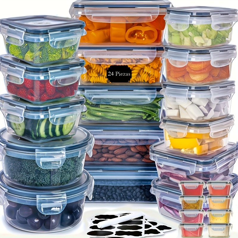 48PCS BPA-Free Food Storage Se - Food Storage Kitchen Container Set 리뷰 및 가격