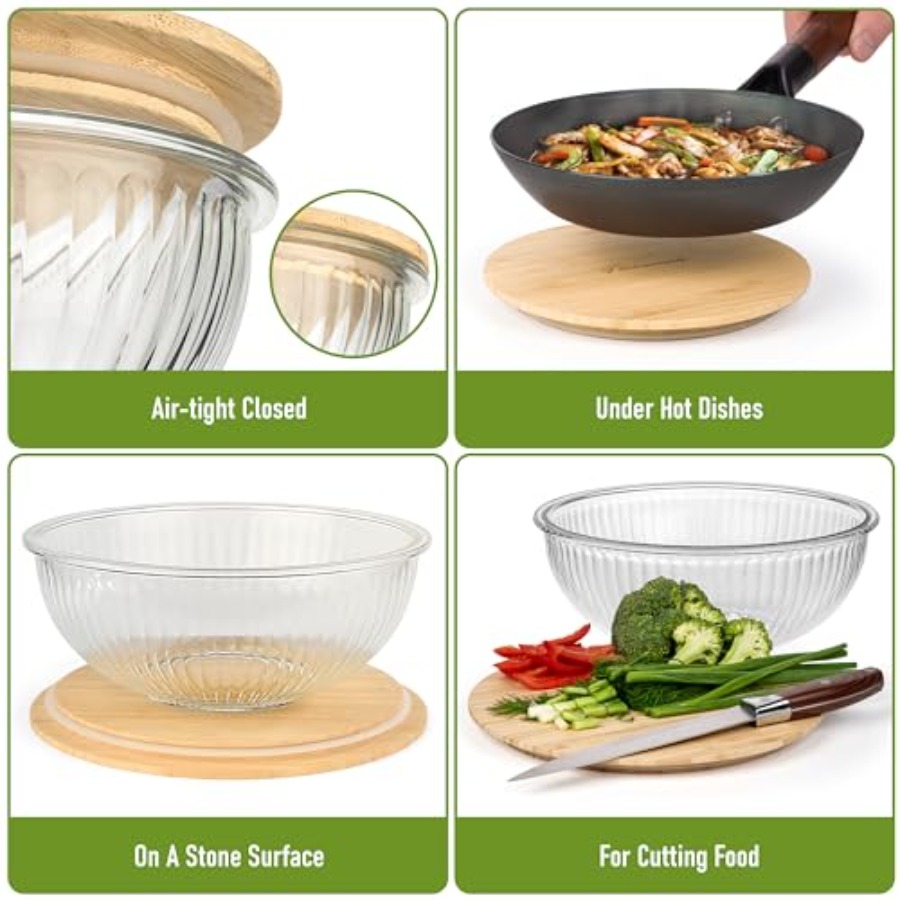 Stackable Space-Saving Set of  - Food Storage Glass Set 리뷰 및 가격