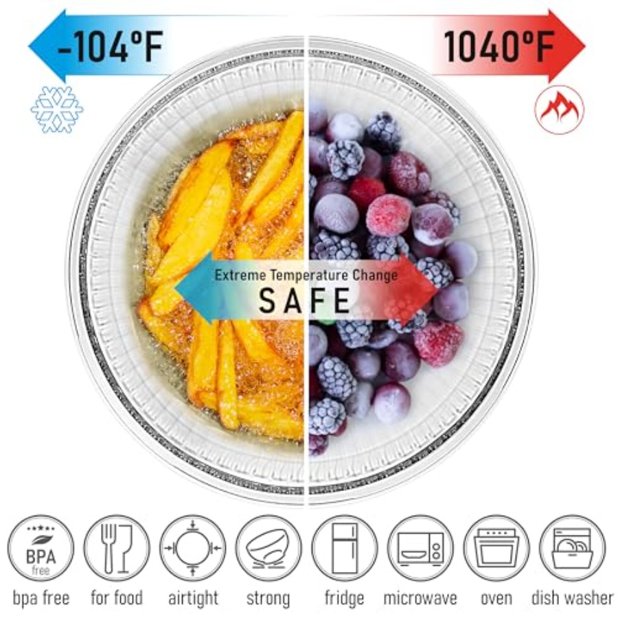Stackable Space-Saving Set of  - Food Storage Glass Set 리뷰 및 가격