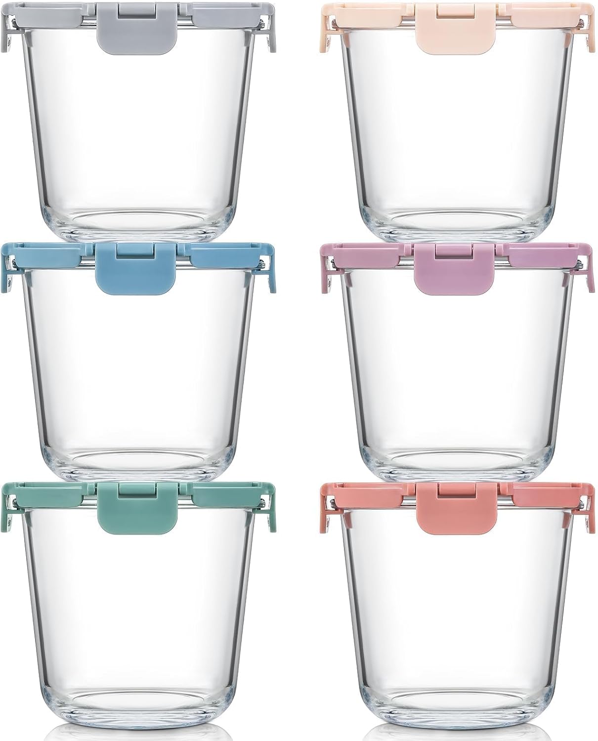 [UPGRADED LID] 6 Sets 3 Cup/24 - Food Storage Glass Set 리뷰 및 가격