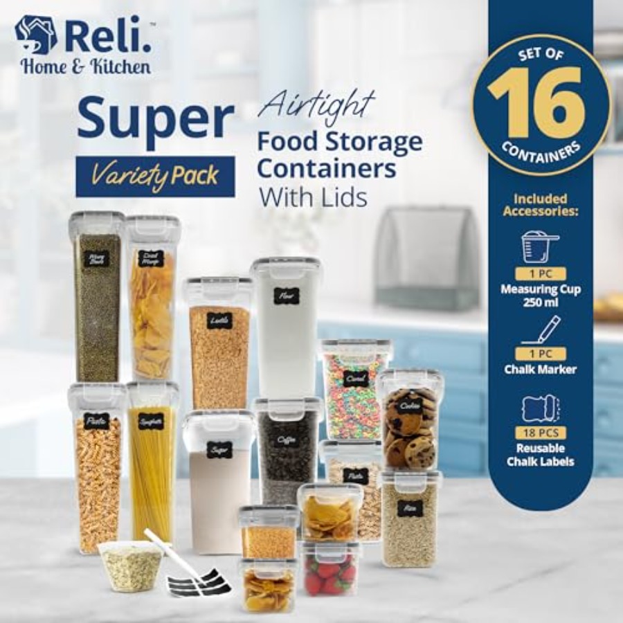 Airtight Food Storage Containe - Food Storage Kitchen Container Set 리뷰 및 가격