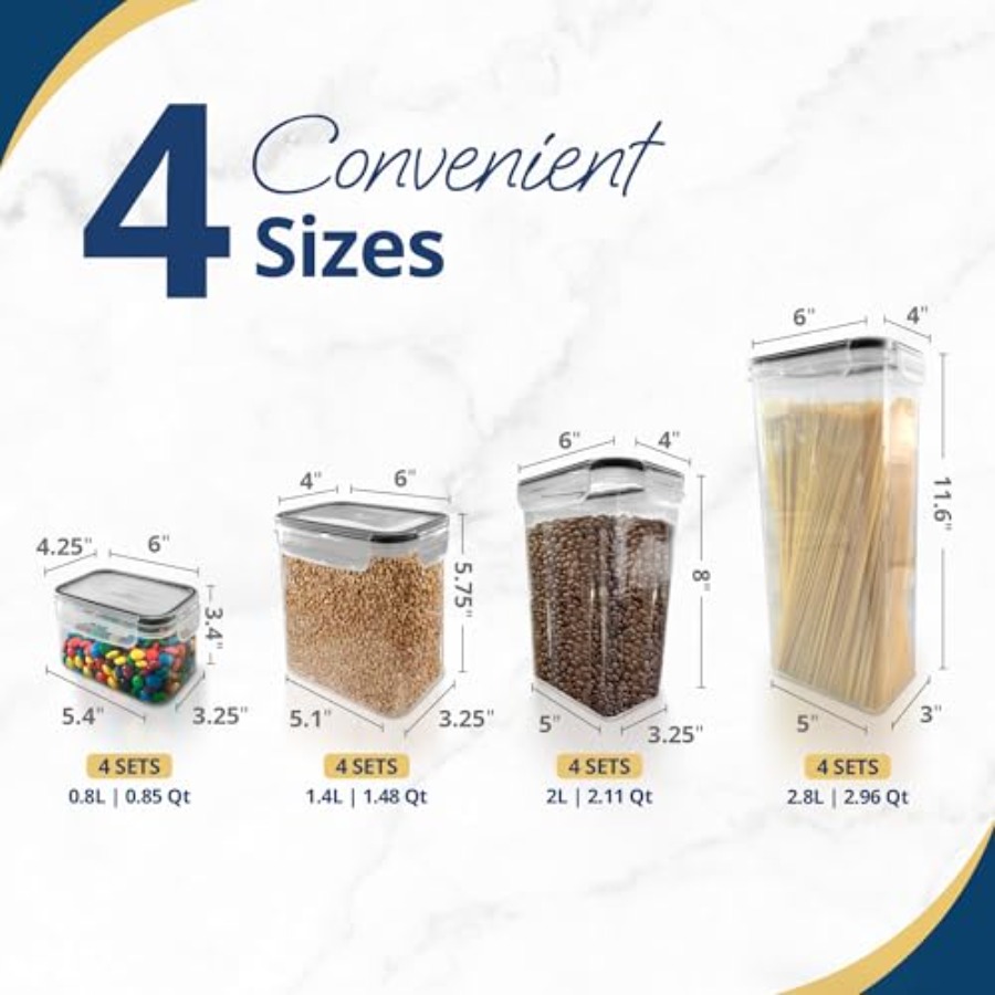 Airtight Food Storage Containe - Food Storage Kitchen Container Set 리뷰 및 가격