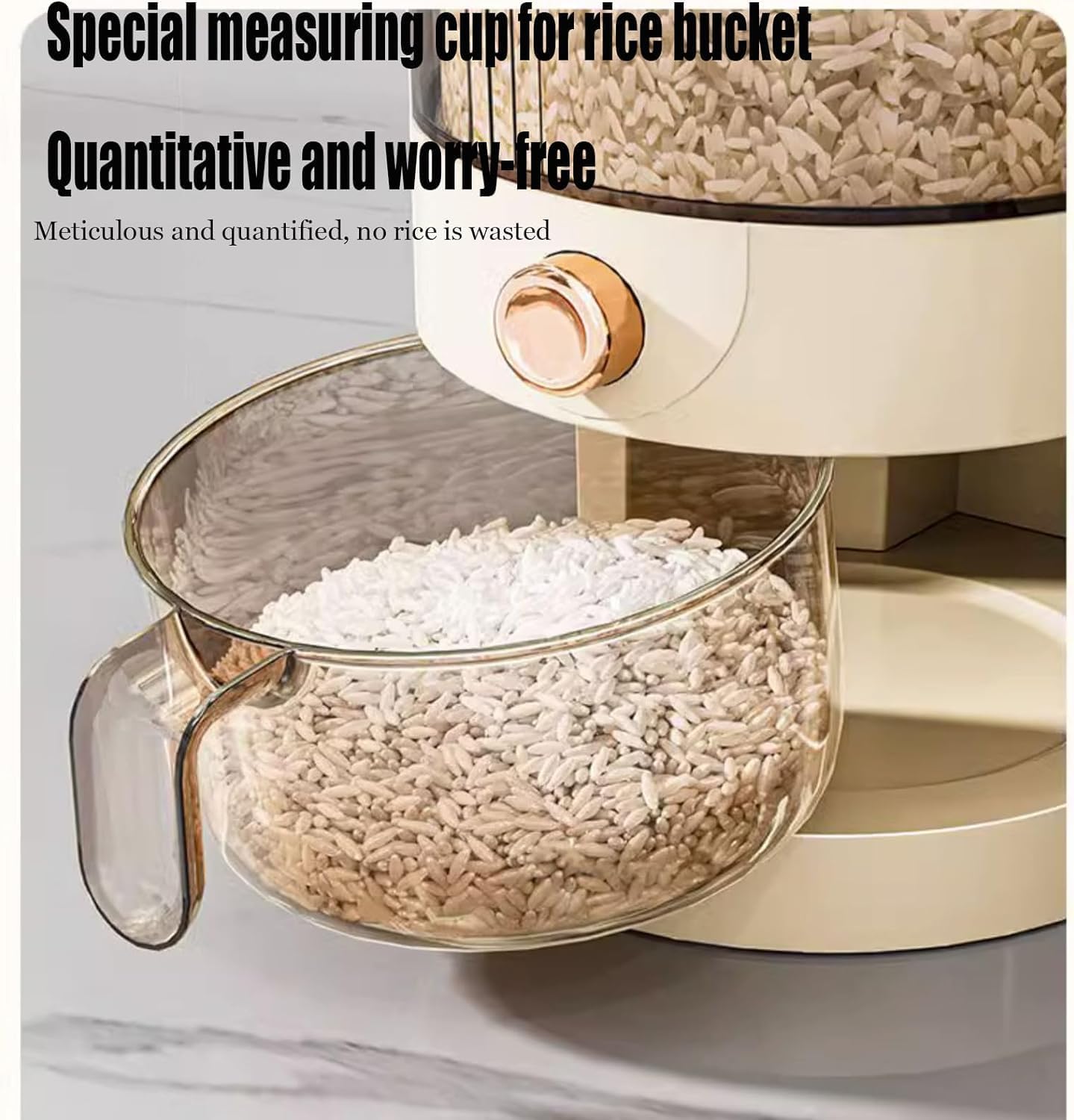 22LBS Rice Dispenser with Meas - Food Storage Large Plastic Containers 리뷰 및 가격
