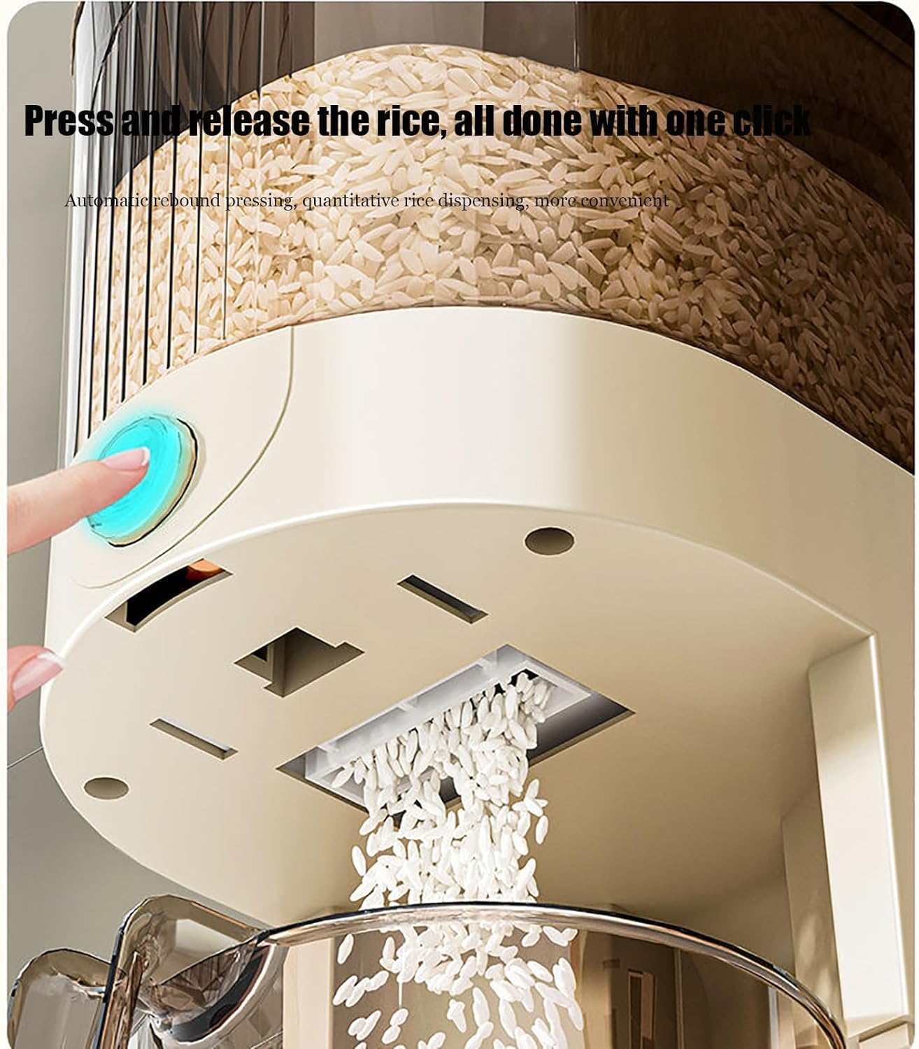 22LBS Rice Dispenser with Meas - Food Storage Large Plastic Containers 리뷰 및 가격