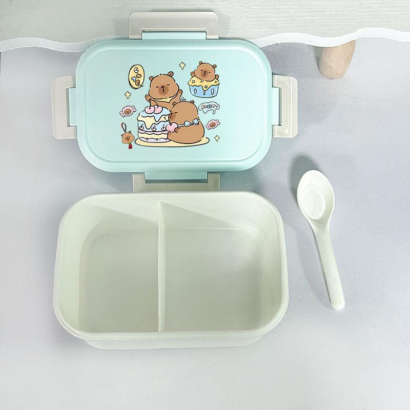 Capybara Bento Lunch Box Carto - Food Storage Usa 리뷰 및 가격