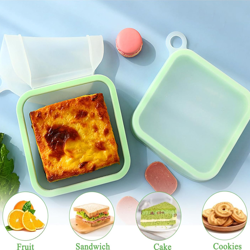 Silicone Sandwich Toast Bento  - Food Storage Made Easy 리뷰 및 가격