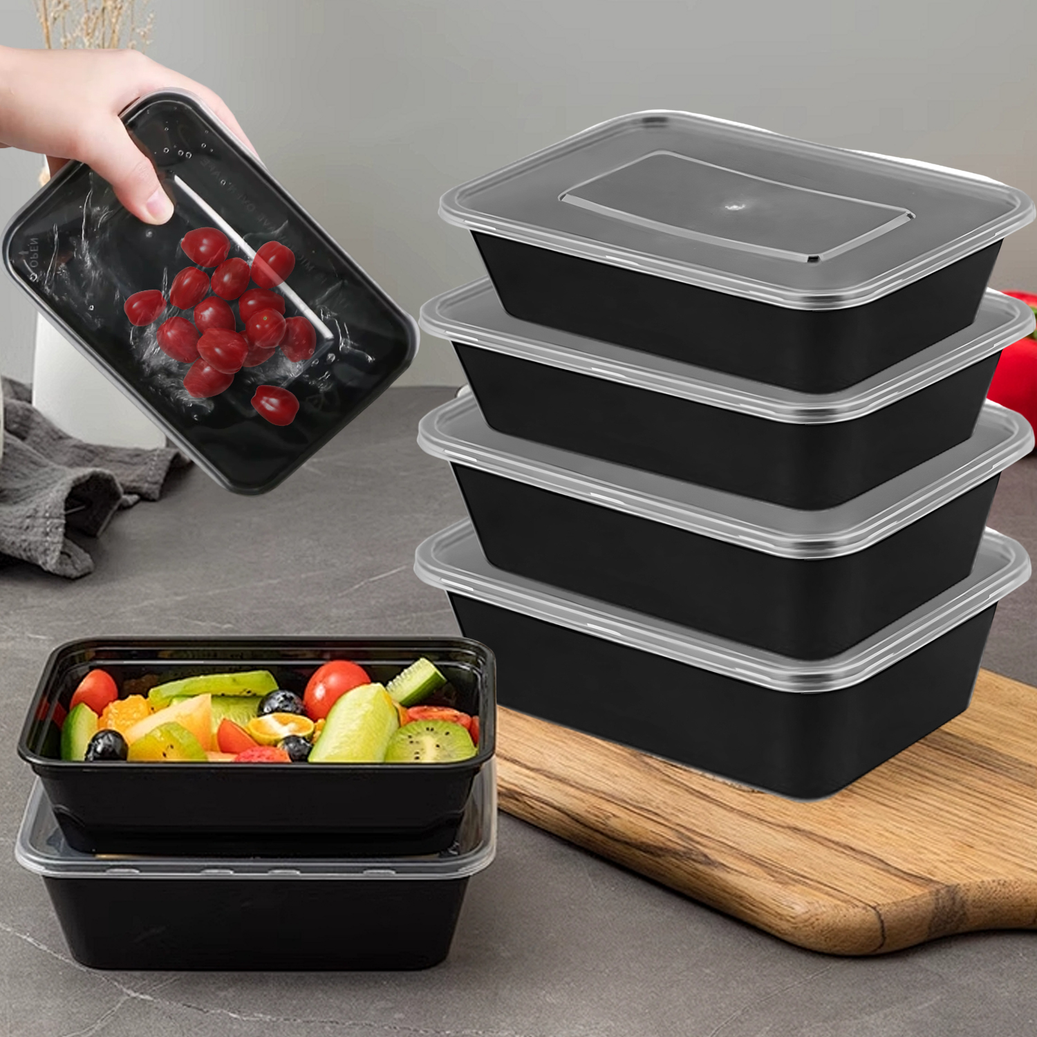 Large Capacity Disposable Food - Food Storage Large Plastic Containers 리뷰 및 가격