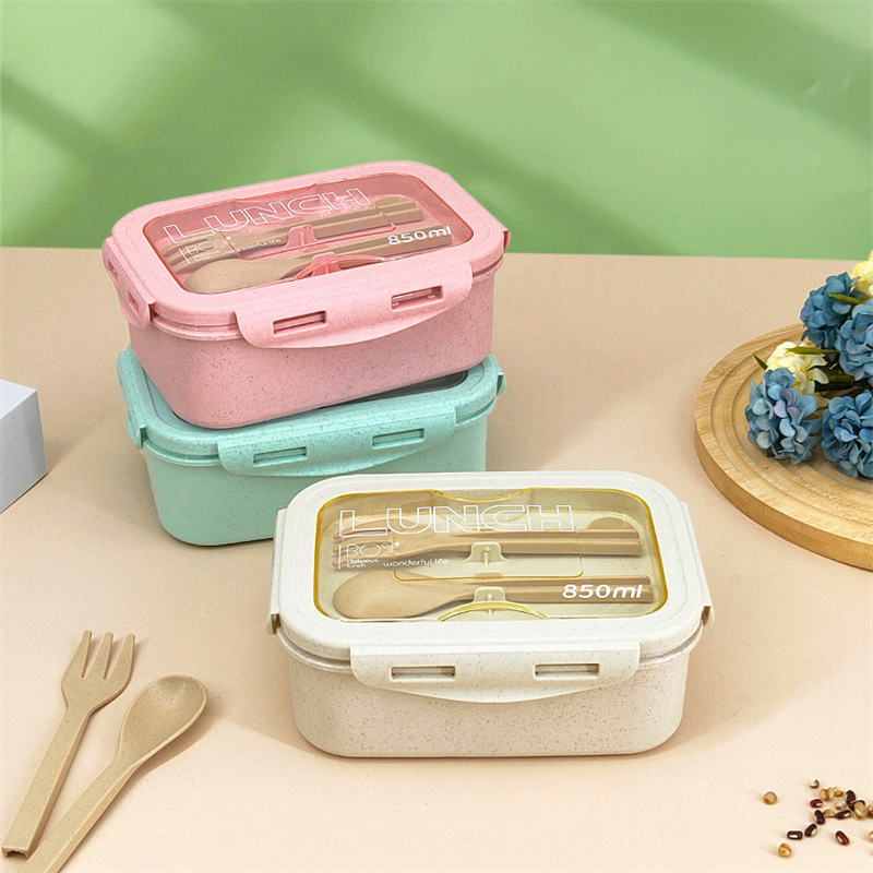 850ml Divided Lunch Box Portab - Food Storage Large Plastic Containers 리뷰 및 가격