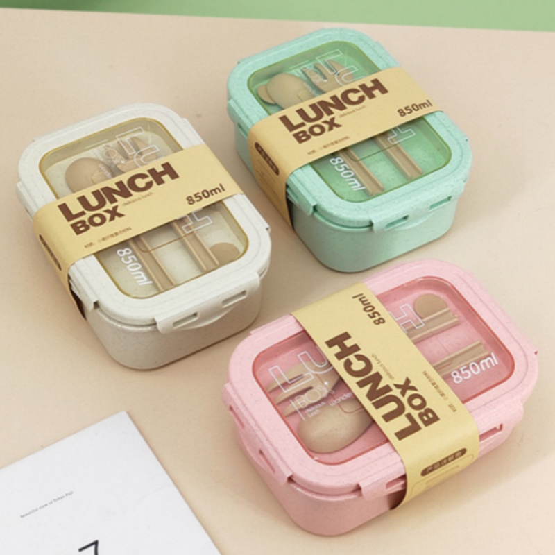 850ml Divided Lunch Box Portab - Food Storage Large Plastic Containers 리뷰 및 가격