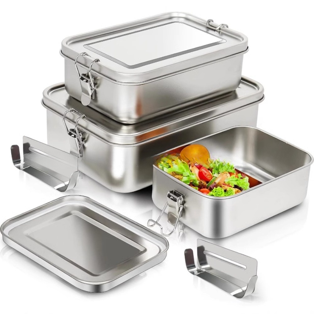Stainless Steel Bento Box Meta - Food Storage Metal Box 리뷰 및 가격